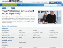 Tablet Screenshot of continuingeducation.com