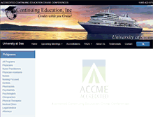Tablet Screenshot of continuingeducation.net